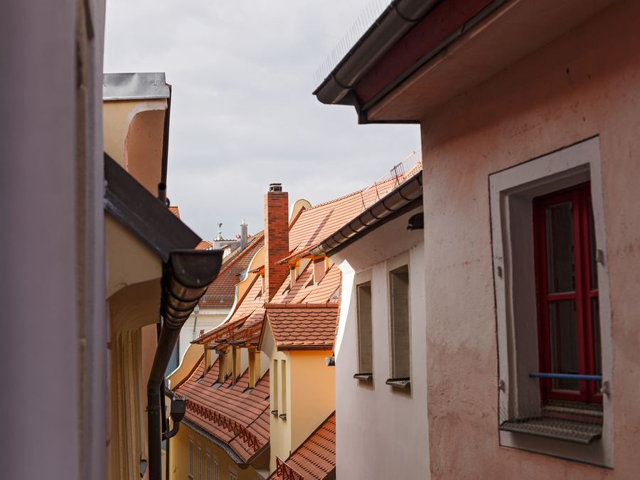 Ausblick über die Dächer der Regensburger Altstadt